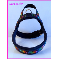 T tuig panterprint kleuren blauw 