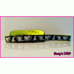 Lijn camouflage grijs met neon geel