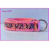 Halfcheck baby roze mini Mouse zebra