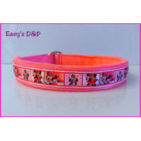 Halfcheck neon roze Mickey en Mini