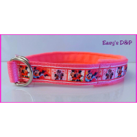 Halfcheck neon roze Mickey en Mini