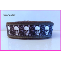 Halfcheck grijs skull echt 