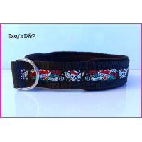 Halfcheck zwart skull love luck OP =OP 