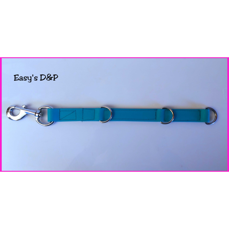 Verlengstuk trimmen turquoise biothane