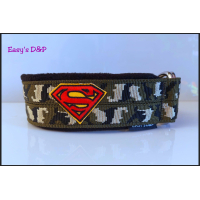 Halfcheck halsband camouflage superman 