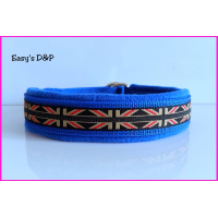 Halfcheck blauw Engelse vlag 