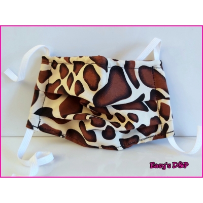 Mondkapje giraffe print Mondkapje giraffe print