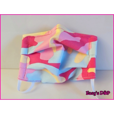 Mondkapje camouflage roze Mondkapje camouflage roze