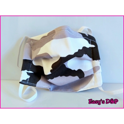 Mondkapje camouflage grijs Mondkapje camouflage grijs