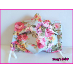 Mondkapje vintage bloemen 