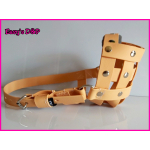 Muilkorf biothane zand kleur 