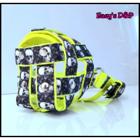 Muilkorf neon geel skull echt 