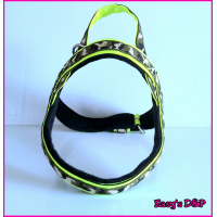 T tuig neon geel groen camo zwart fleece 