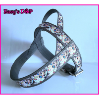 T tuig skull kruis grijs