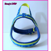 T tuig neon geel blauw camouflage 