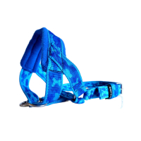 Hoofdhalster camouflage blauw lint 