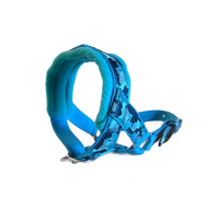 Hoofdhalster camouflage turquoise 