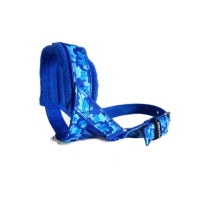 Hoofdhalster blauw camouflage 