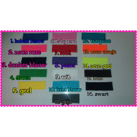 Tuig zwart kleur keus