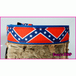 American rebel flag blauw 2.5cm hb
