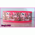 Hertjes neon roze hb