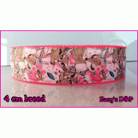 Hertjes neon roze hb
