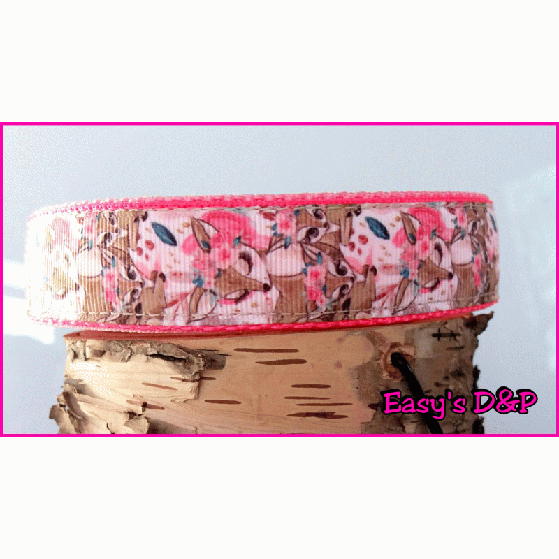 Hertjes neon roze 2.5 cm hb