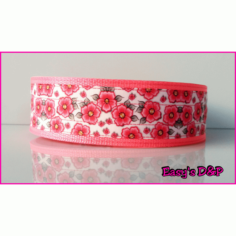 Bloemen roze neon roze hb