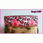 Panter roze bloemen neon roze2.5 hb
