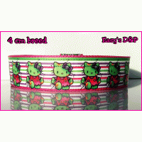 Halloween katje groen fuchsia hb