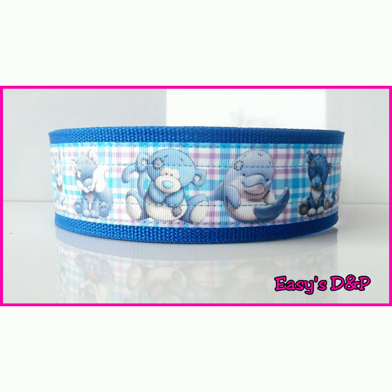 Schattige diertjes blauw hb