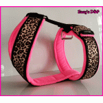 Tuig panterprint zwart nylon 
