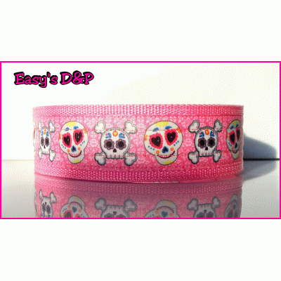 Roze happy skulls baby roze hb