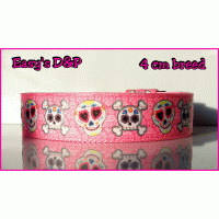 Roze happy skulls baby roze hb
