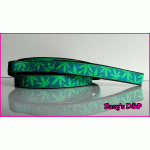 Lijn wietplant zwart