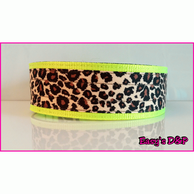 Panterprint neon geel hb