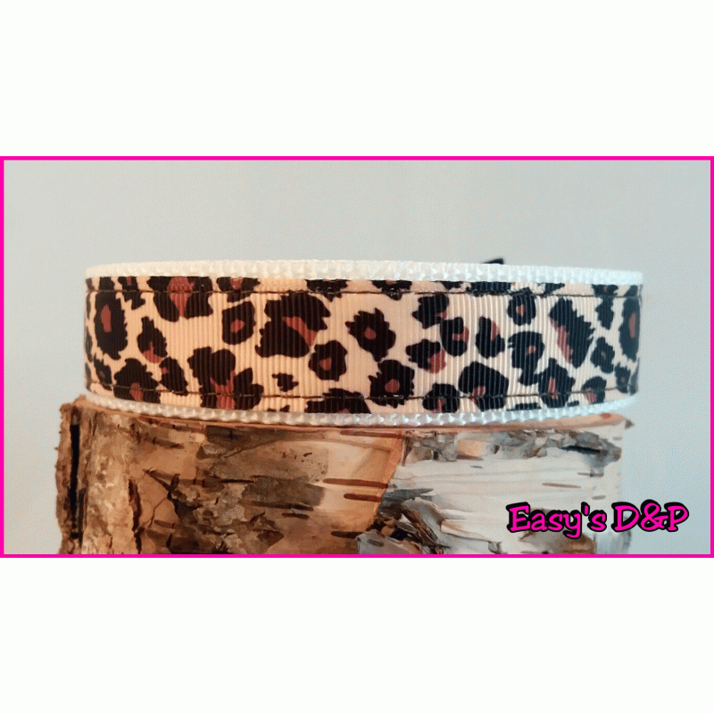 Panterprint wit 2.5 cm hb