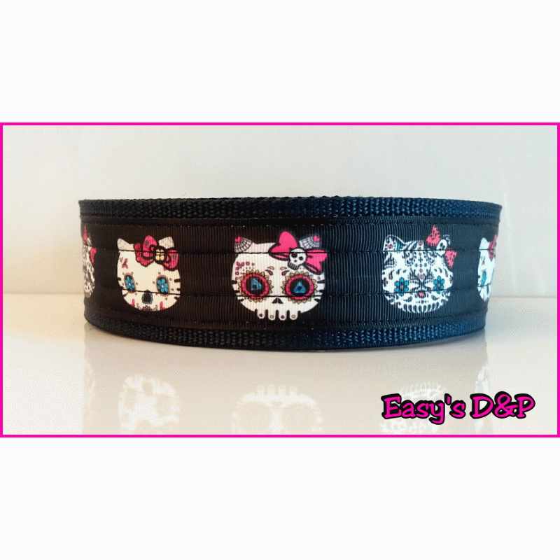 Skull hello kitty donker blauw hb