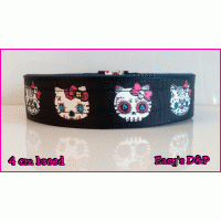Skull hello kitty donker blauw hb