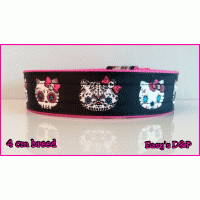 Skull hello kitty fuchsia hb