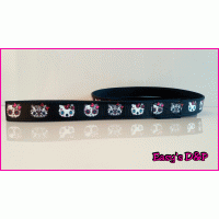 Skull hello kitty donker blauw 2,5 hb