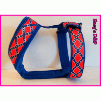 Tuig American rebel flag blauw 