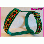 Tuig Bohemien 3 bloemen groen 