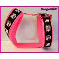 Tuig skull hello kitty neon roze 