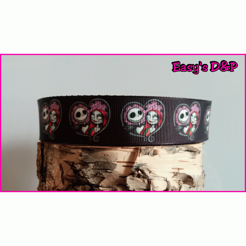 Jack Skellington hartje 2,5 cm hb