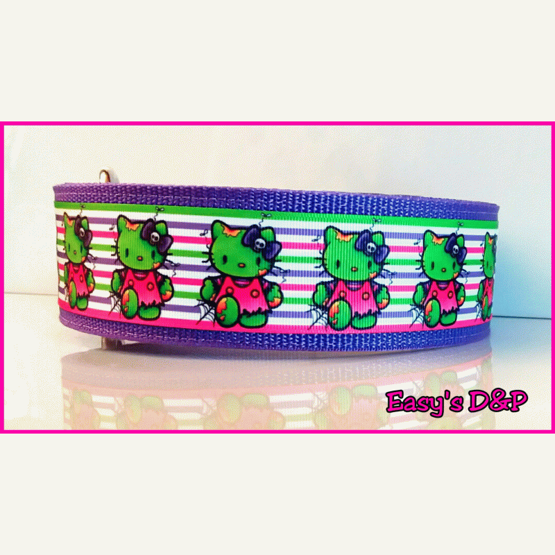 Halloween katje paars hb