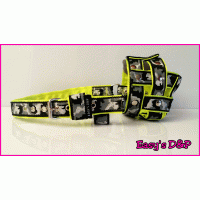 Muilkorf grijs camouflage neon geel