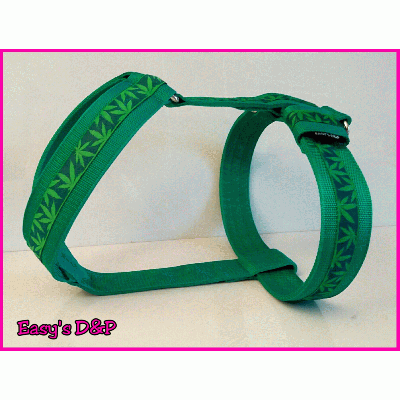 Tuig wietplant donker groen 