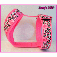 Tuig panter roze bloemen neon roze 