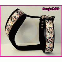 Tuig skull kruis zwart